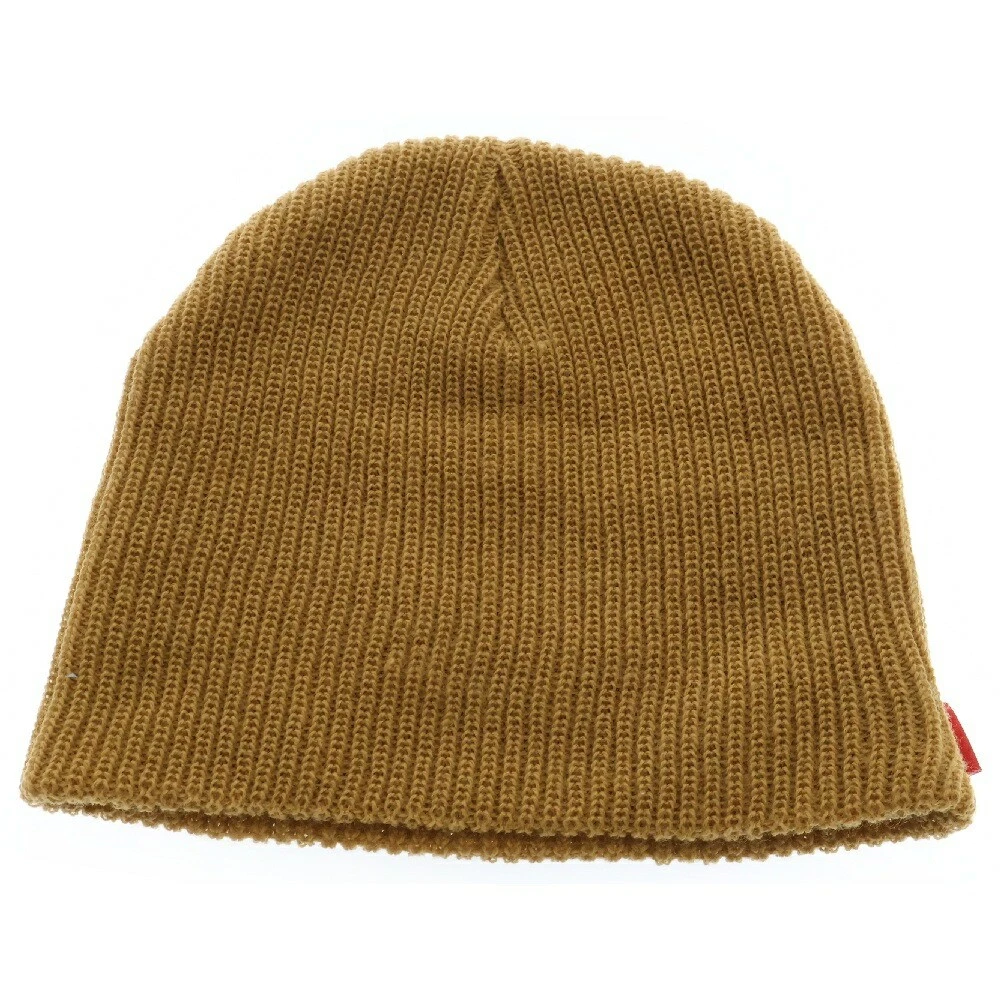 Supreme 19Aw Basic Beanie Beige Couleur Pavage Thrift Placard AC727