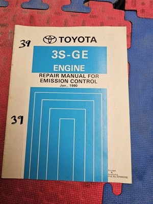 Werkstatthandbuch Toyota 3S-GE Motorinstandsetzung Handbuch zur Abgasreinigung