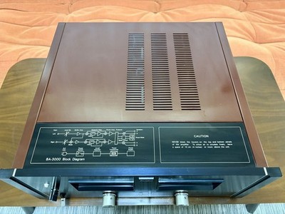 Sansui BA-3000 Main Power Amplifier Working Condition Used Japan