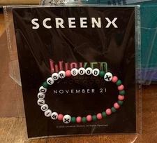 RESERVED Regal Wicked For Good Beaded Bracelet Jewelry Screen X Beads Elphaba