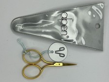 Alpen Embroidery Scissors 3" Simple Design Gold Finish Needlepoint Seamstress