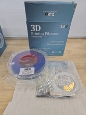 Ziro 3D PLA PRO Filament, 1.75mm 1kg, Neon, Tricolor Matte 