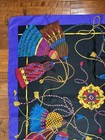ECHO Silk Square Designer Scarf Amazing Tassel - Multi Print Gorgeous! — photo 5