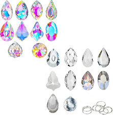 Crystal Suncatcher Prism Chandelier Crystals AB 10 Pcs