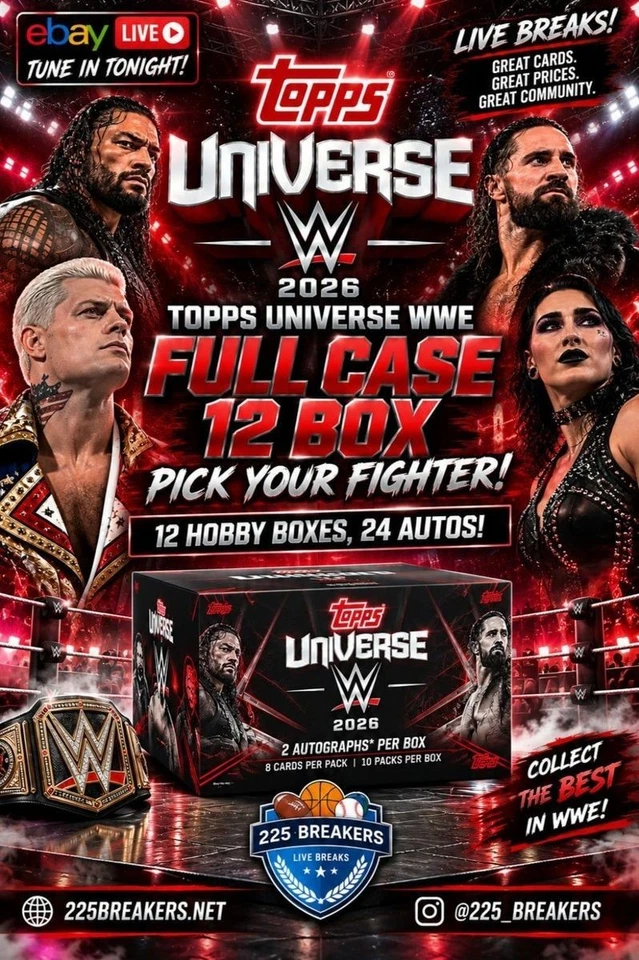 TOPPS UNIVERSE WWE PICK YOUR SUPERSTAR!