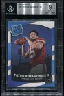 2017 Panini Donruss Football #327 ~Patrick Mahomes~ (RC) Rated Rookie Beckett 9