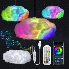3D Cloud Lightning Light – USB LED Decor for Cozy Room Ambience