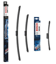 VW Golf Mk7 Wiper Blades Set Front + Rear 2012 Onward BOSCH AEROTWIN A864S A282H