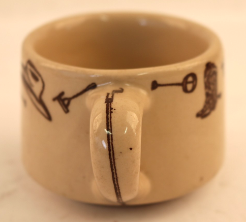 Cowboy Steer Longhorn Vintage Tepco Porzellan Tasse Becher Western Restaurant Ware - Bild 3 von 6
