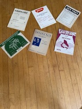 Książki fortepianowe partia 6 vintage 1944-61