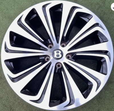 Factory Bentley Center Cap Original OEM Wheel Button Cover B Small