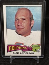 1975 Topps #440 Dick Anderson Dolphins