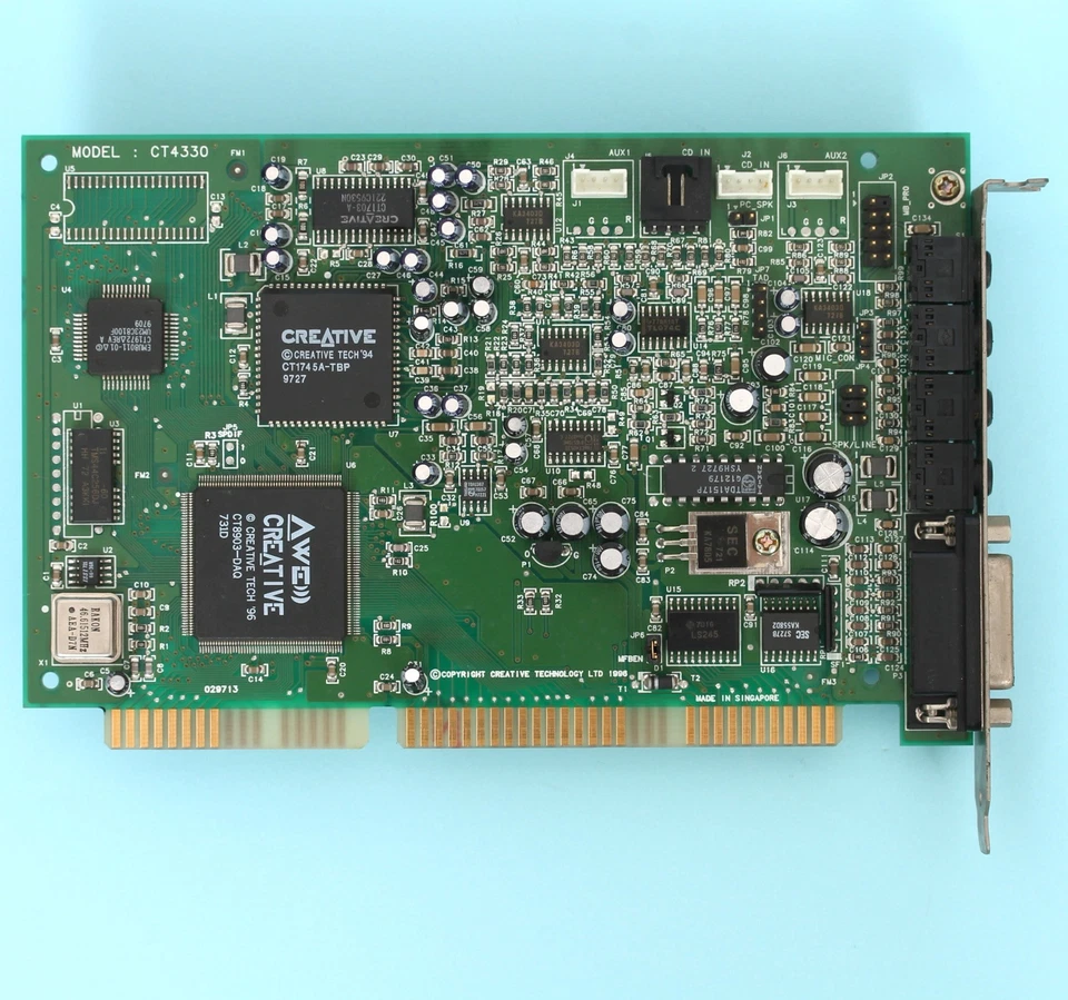 Creative Labs Sound Blaster AWE32 Value 16Bit ISA Sound Card CT4330 SoundBlaster - Image 2 of 4