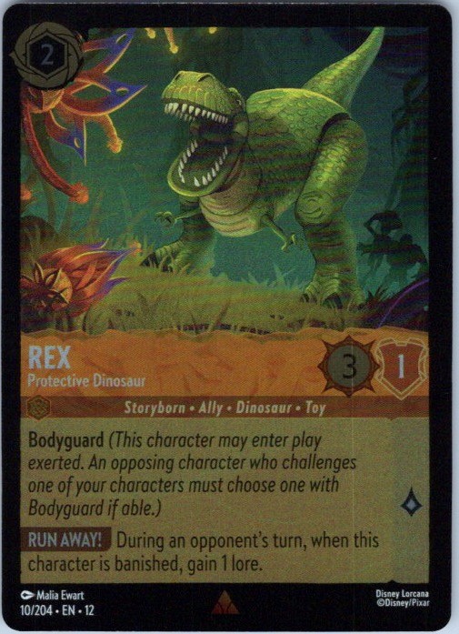 Wilds Unknown Rex #10/204 Rare, Cold Foil