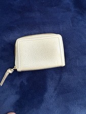 Tory Burch Gold Zip-Around Women's Wallet with Logo Zipper Credit Card Folding