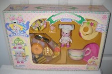  12080 RARE NIB Vintage KIDSVIEW Tea Bunnies Fancy Dessert Tea Party
