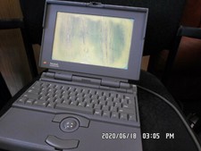Vintage Apple PowerBook 145B Laptop Powers On BUT Screen IS BROKEN - PARTS M5409