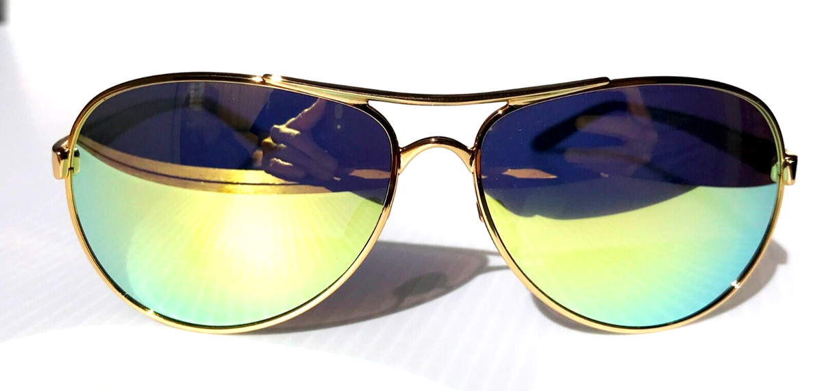Oakley FEEDBACK Gold Tortoise POLARIZED Galaxy Fire Gold 