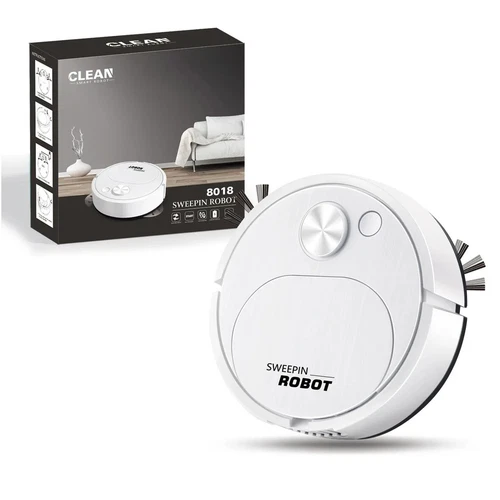 3 IN 1 Robot Vacuum Cleaner Sweep & Wet Mopping Floors Smart Sweeping