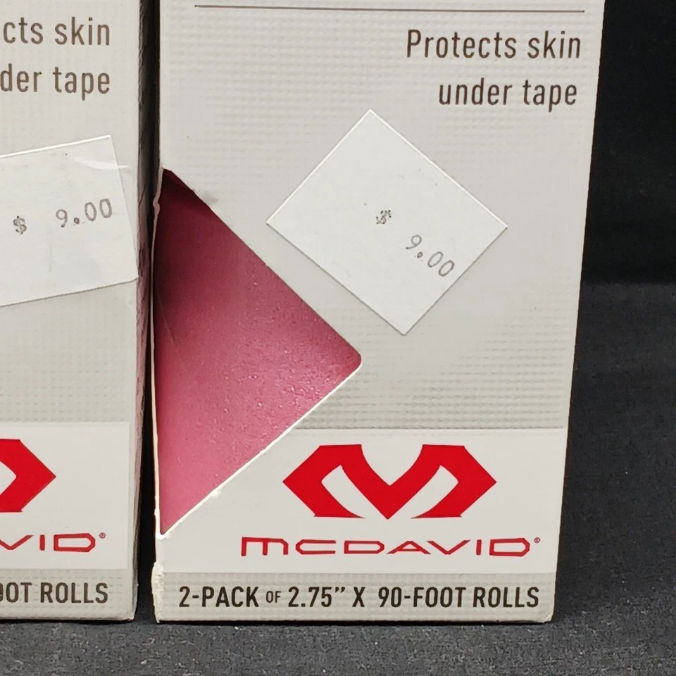 McDavid Under Wrap Pink 2-Pack of 2.75" x 90-Foot Rolls Lot of 2 - Image 4 of 4