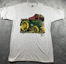 Vintage John Deere Tractor T-Shirt Single Stitch 1936 D Farm Barn USA Made XL