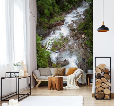 3D Branches River ZHUA5386 Wallpaper Wall Murals Removable Self-adhesive Ann 24