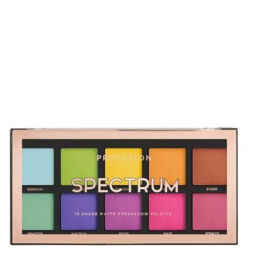 Profusion Cosmetics Spectrum 10 Shade Eyeshadow Palette - Picture 1 of 5