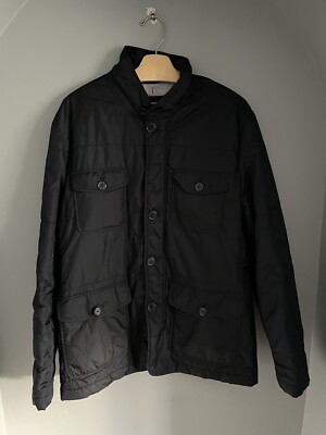 Gant The Walker Jacke Mantel dünn wattiert Walking Smart Gr. Large navy