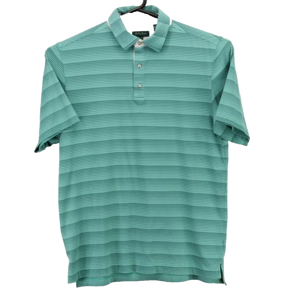 Camisas informales con botones para hombre Bobby Jones de poliéster a rayas