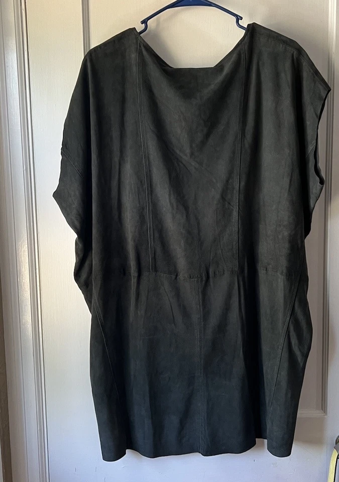 Top pulóver de gamuza de cuero para mujer Muubaa talla 10 Foto 4 de 4