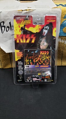NIB 1997 KISS SIMMONS JOHNNY LIGHTNING DRAGSTER 1/64 CAN'T KEEP A CROWD DOWN #25