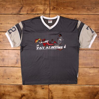 Vintage Grafik T-Shirt 4XL Heavyweight FUBU Fat Albert The Junkyard Gang Tee