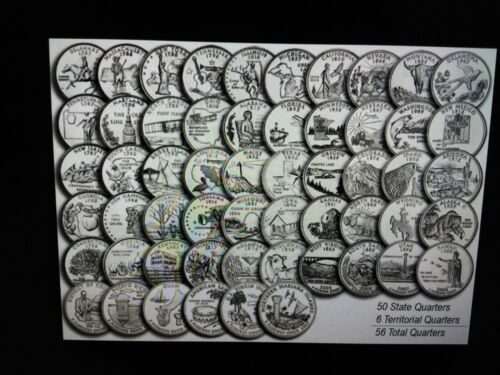 1999-2009 P&D US STATE QUARTERS- COMPLETE BU UNC SET-112 COINS - Picture 8 of 8