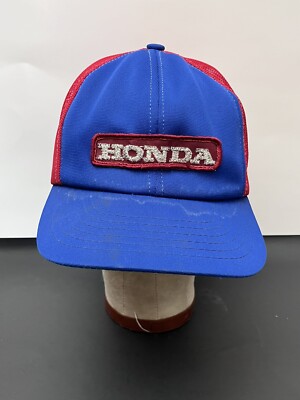 ViNTAGE Honda Logo Patch Motorsport SnapBack Mesh Trucker Hat
