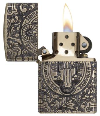 Zippo Windproof Armor St. Benedict Lighter, Constantine, 29719 New