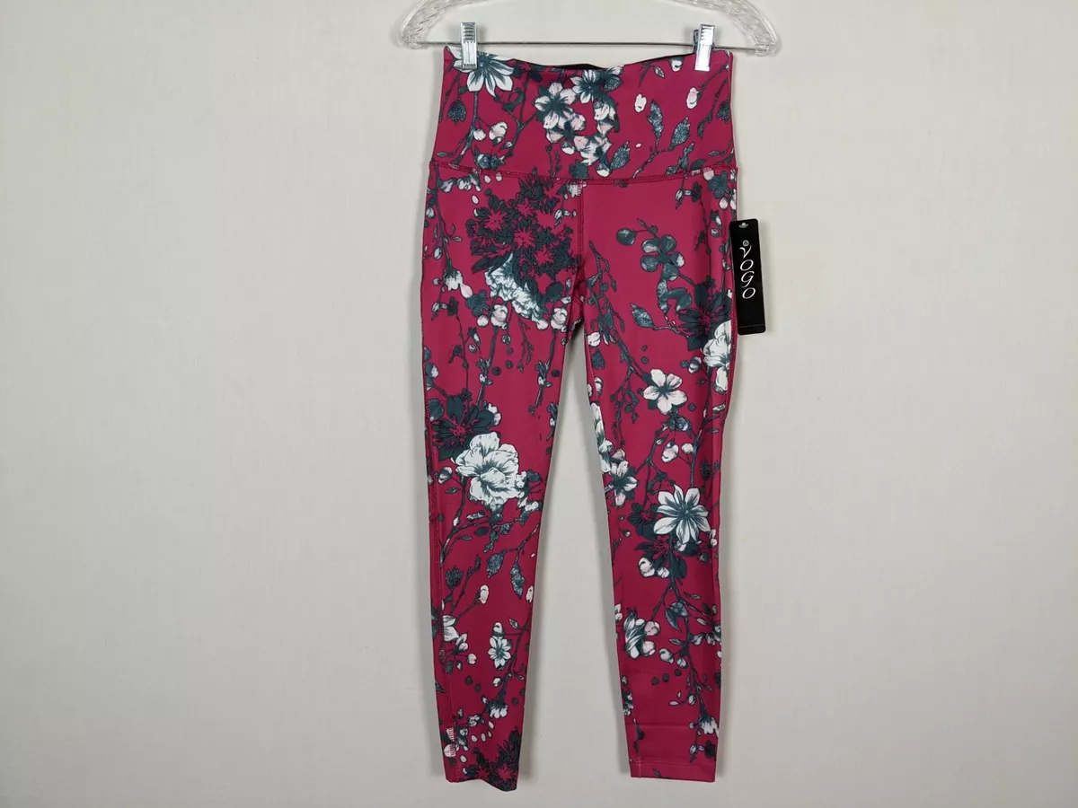 VOGO Athletica leggings yoga ruby floral size S