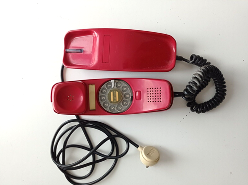MODERNARIATO TELEFONO BACHELITE ROSSO FACE STANDARD GONDOLA - Foto 2 di 5