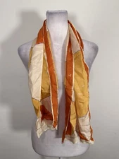Vera Women’s Orange Colored Rectangle Scarf 