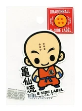 DRAGON BALL Sticker Krillin B-SIDE LABEL Japan Exclusive WATERPROOF