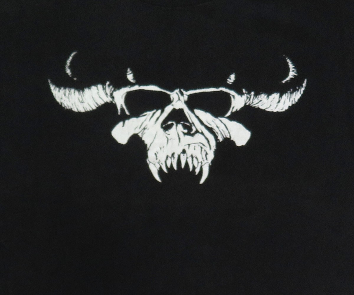 Danzig Vintage T Shirt 1996 Classic Skull Logo Punk Metal Glenn