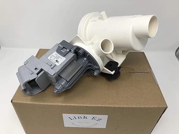 Conjunto de motor de bomba de drenaje de lavadora Kenmore Elite HE4T Whirlpool GHW9150PW4 Duet Foto 2 de 4