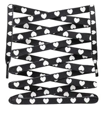 LitLaces - Premium Printed Heart Love Shoe Laces Sublimated Design