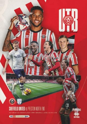 * 2024/25 - SHEFFIELD UNITED HOME PROGRAMMES - CHOOSE FROM LIST * - Afbeelding 18 van 26