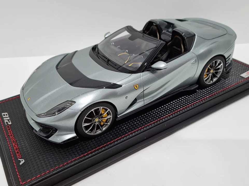 1/18 MR Ferrari 812 Competizione A Grigio Coburn FE034C Similar BBR - Imagen 2 de 4
