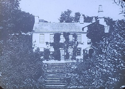 Rydal Mount, Grasmere, England, Wordsworth Home, c1900 Magic Lantern Glass Slide