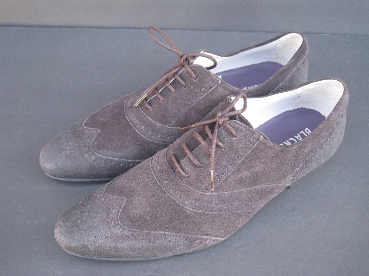 Blackstone Leather Wingtip Men\'s 10.5 M Brown Suede Dress‎ Shoes Vera Cuoio Blackstone Brown Dress Shoes for Men for sale | eBay main image 2