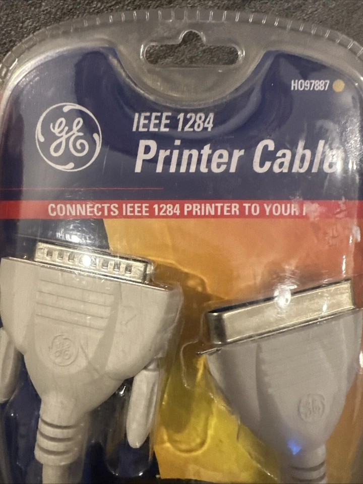 GE 6ft DB25 CEN36M IEEE 1284 Cable  - Image 2 of 4