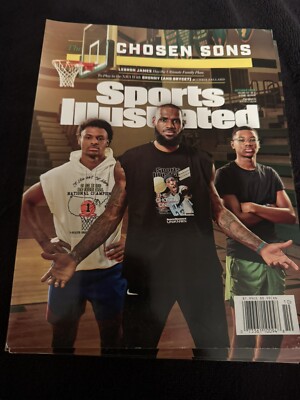 LeBron Bronny Bryce James October 2022 10/22 Sports Illustrated Chosen Sons 