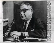 1961 Press Photo Sam Goldstein, former president of the New York Teamster