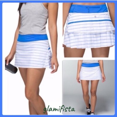 RARE Lululemon Deauville Pace Setter Skirt Sz 6 Reg
